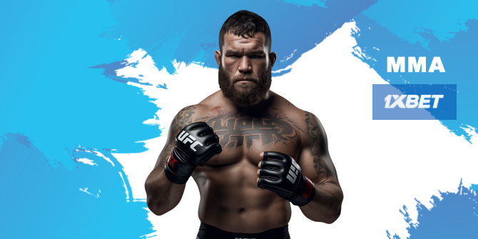 Place real-money MMA bets online at 1xBet