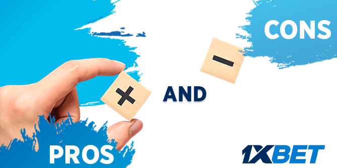 Advantages and disadvantages of 1xBet in India